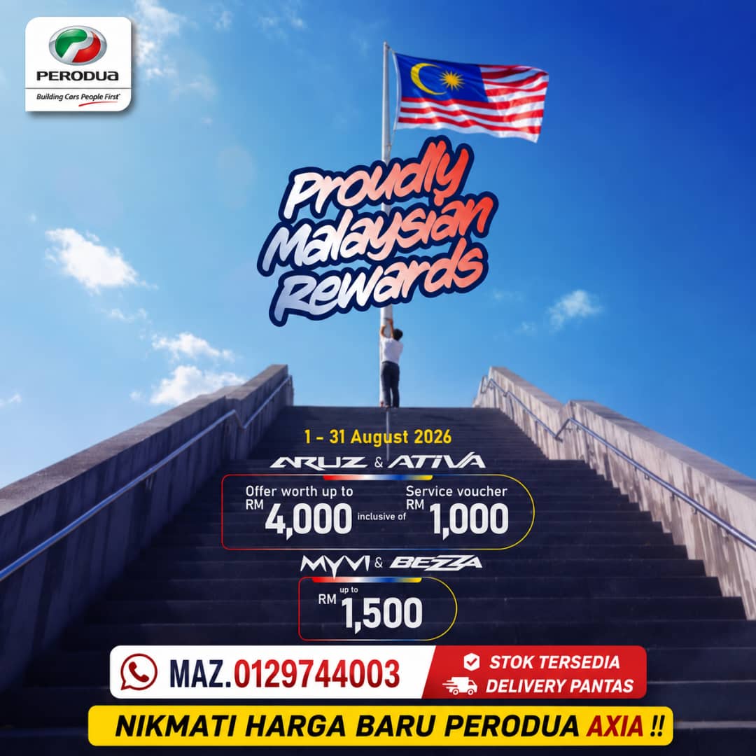 Promosi Perodua - Merdeka Promosi 2026